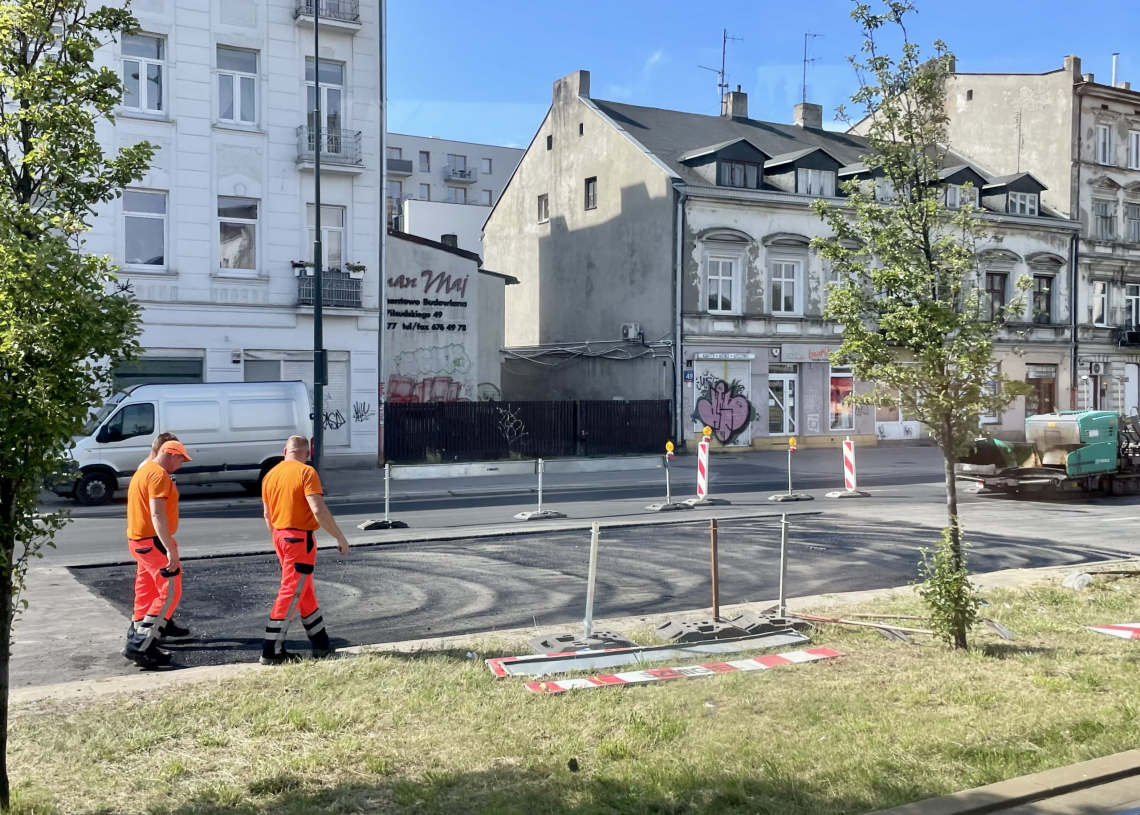 Utrudnienia na Trasie WZ. Drogowcy zajęli 2 pasy w stronę Widzewa