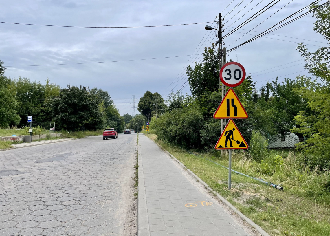 Jak postępują prace na Telefonicznej? Po 1 dniu umiarkowanie