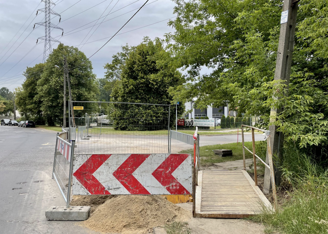 Jak postępują prace na Telefonicznej? Po 1 dniu umiarkowanie