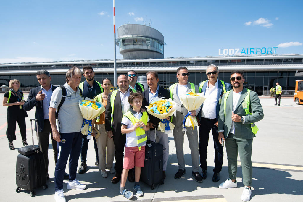 Liga Mistrzów. Piłkarze Fenerbahce Stambuł przylecieli do Łodzi
