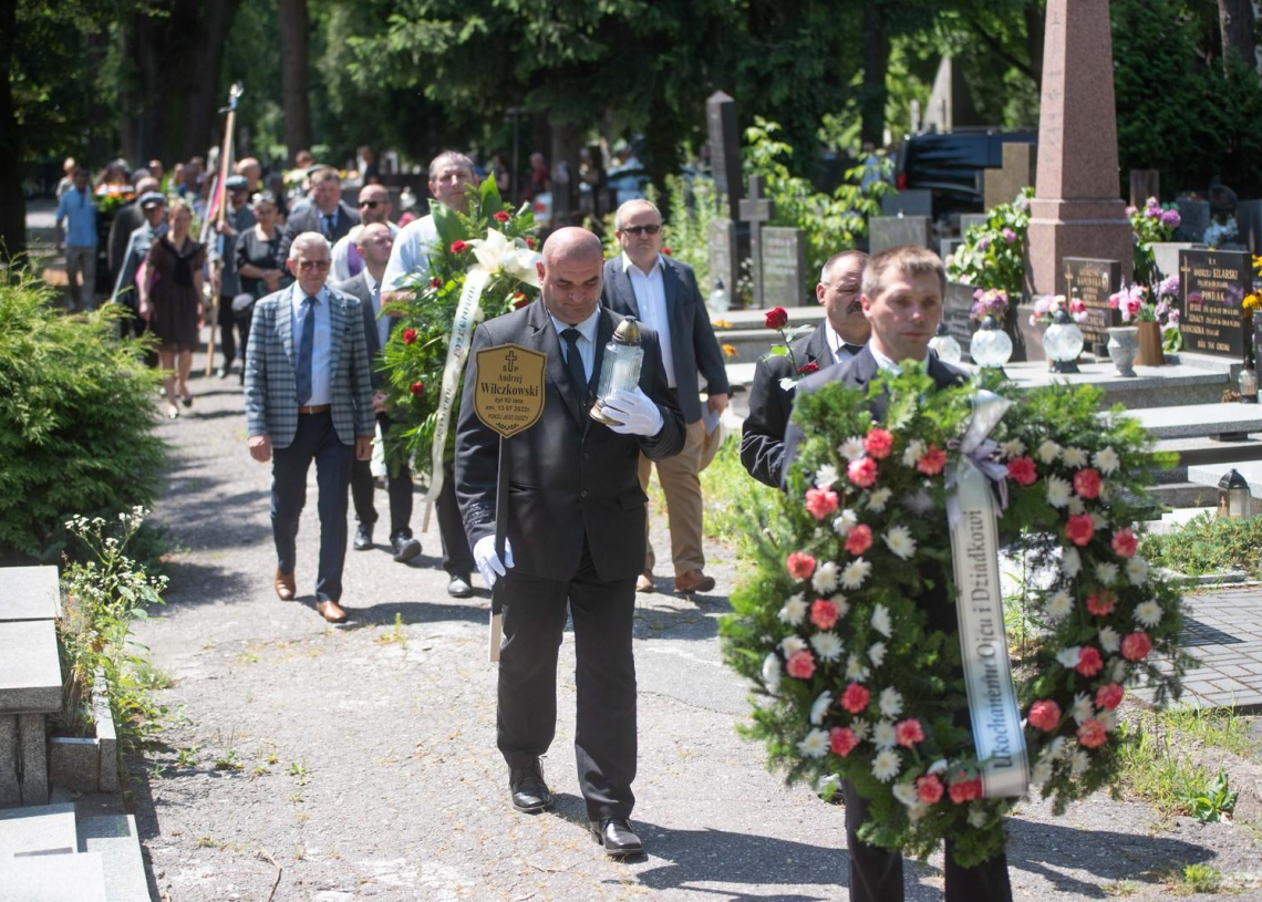 Pogrzeb Andrzeja Wilczkowskiego