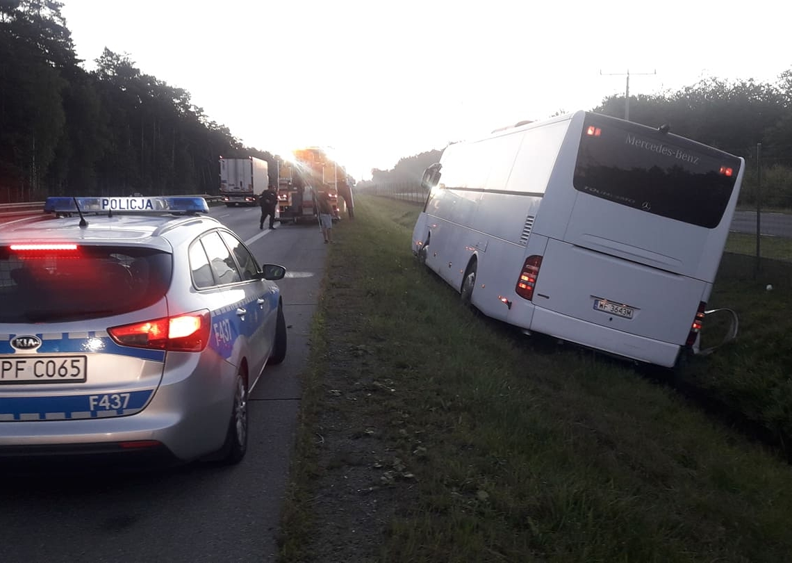 Komandosi z Lulińca mieli kolizję na S8