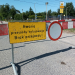 Awaria przejazdu kolejowego w Justynowie