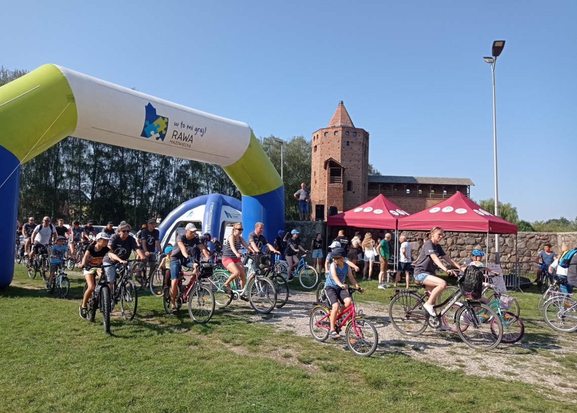 Ponad 800 osób brało udział w rawskim rajdzie rowerowym