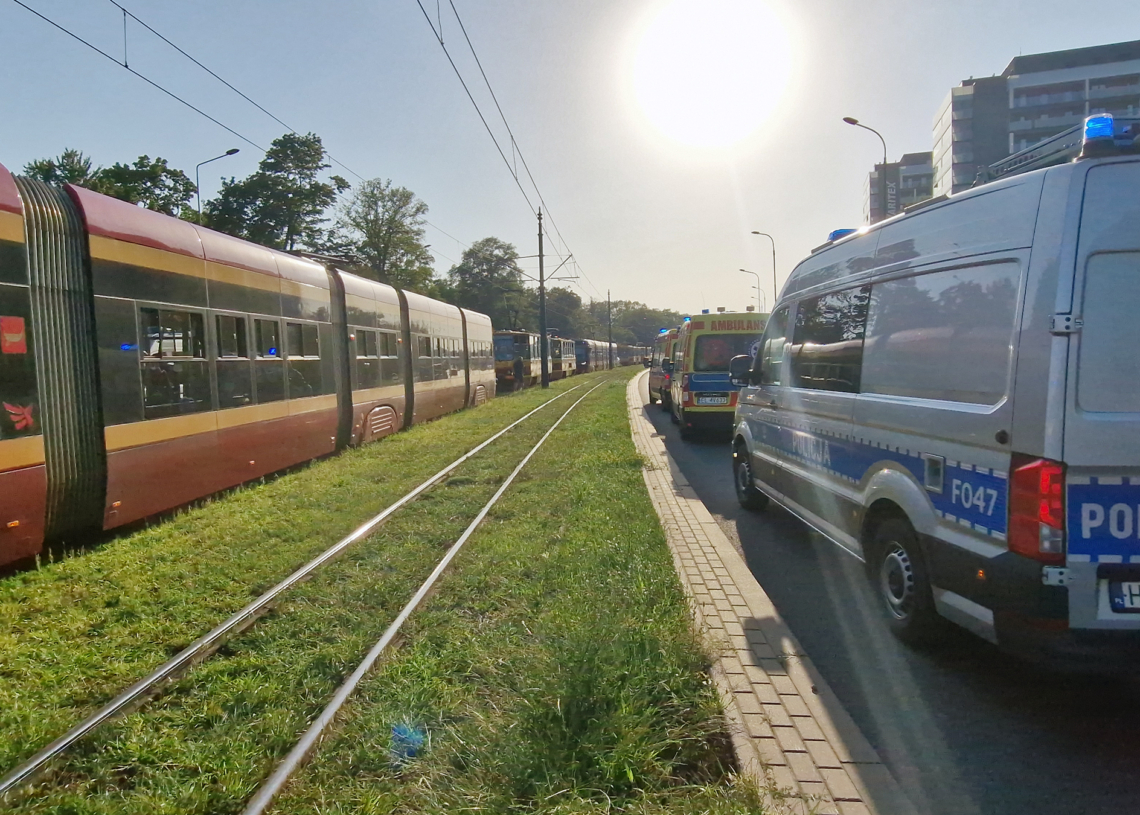 Zderzenie tramwajów na Mickiewicza