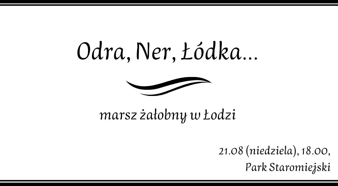 Światełko dla Odry w marszu między 2 parkami 1 Światełko dla Odry