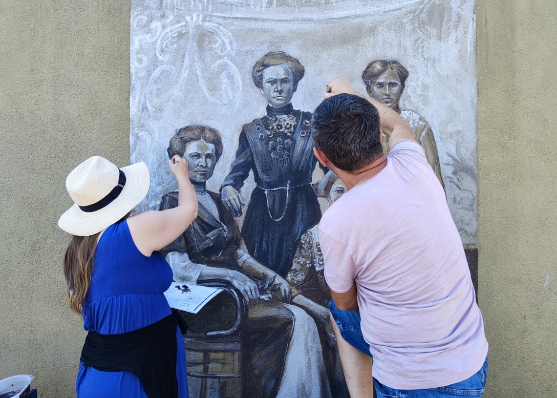 Dawni mieszkańcy Tomaszowa uwiecznieni na 6 muralach 1 Mieszkańcy Tomaszowa na muralach