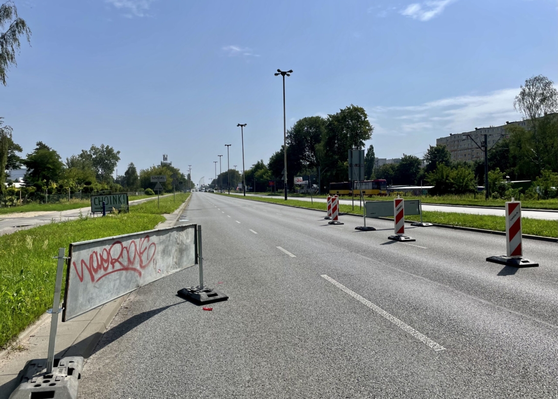 Remont skrzyżowania Szczecińskiej i Aleksandrowskiej