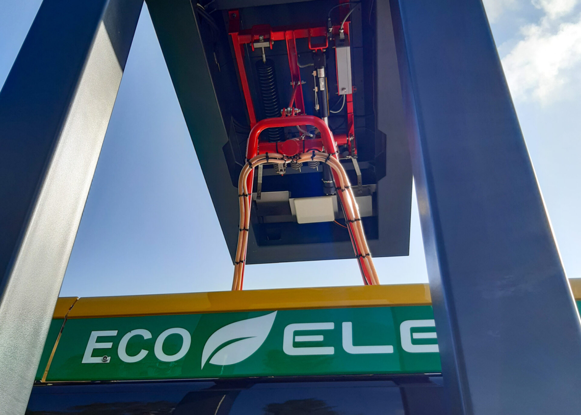 Pierwsza ładowarka do autobusów elektrycznych uruchomiona