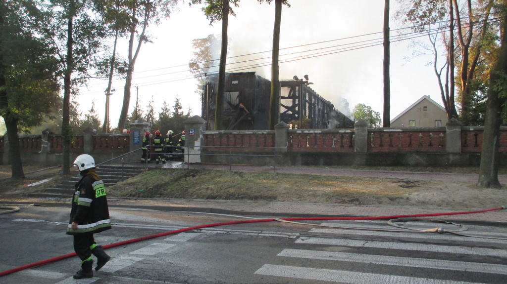Pożar kościoła w Mileszkach - 31 sierpnia 2015