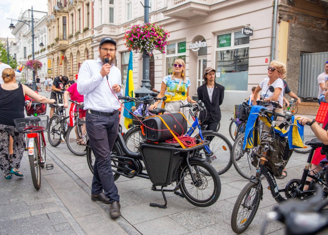 Przejazd rowerowy Łódź dla Pokoju