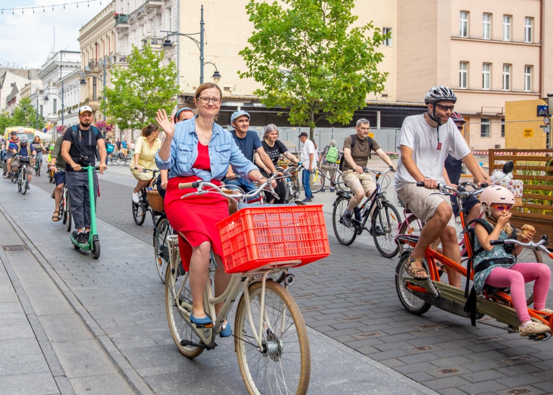 Przejazd rowerowy Łódź dla Pokoju