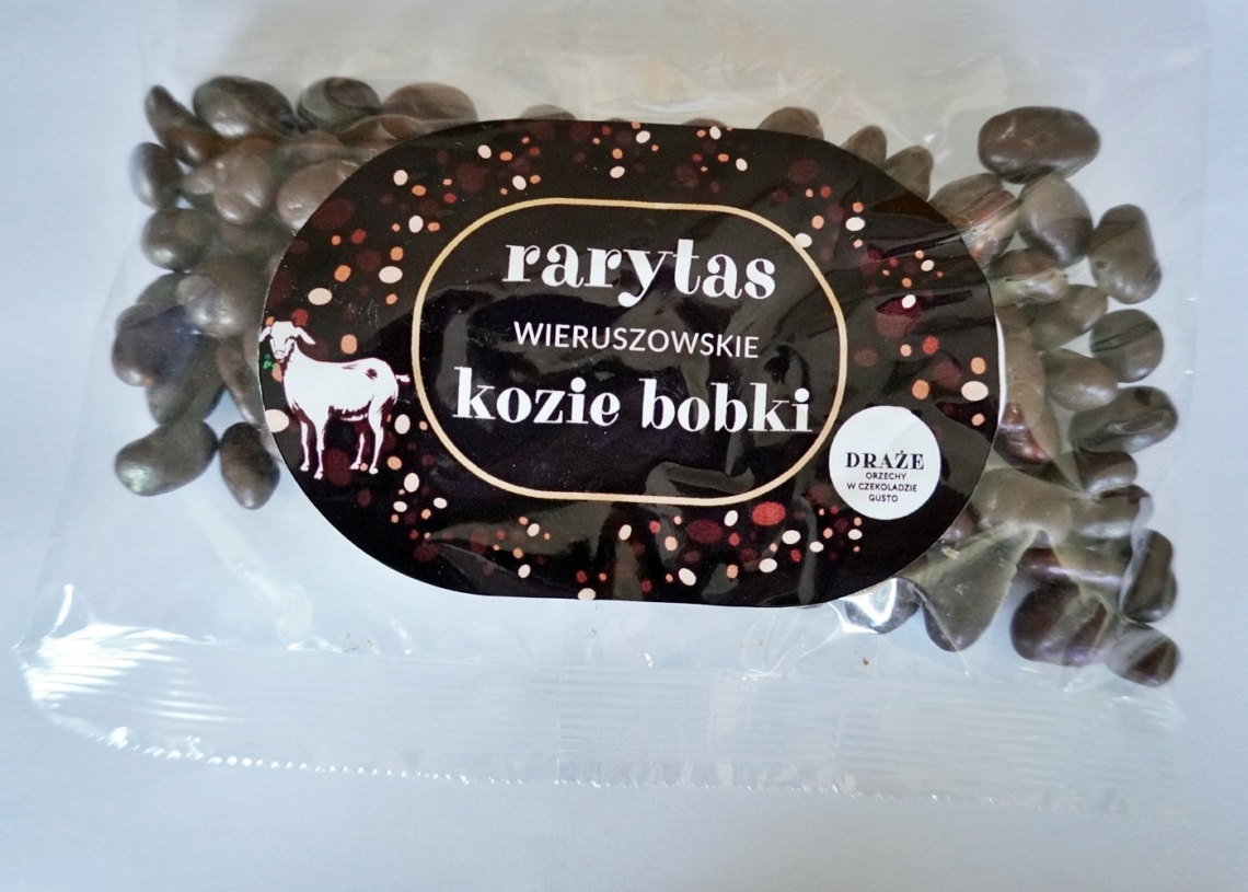 Wieruszowskie Kozie Bobki to słodycze -draże nawiązujące do symbolu miasta