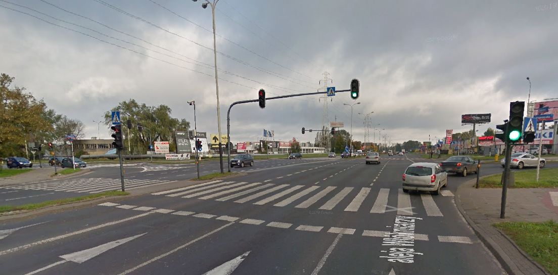 Utrudnienia na skrzyżowaniu Włókniarzy-Pojezierska rozpoczną sie17 sierpnia