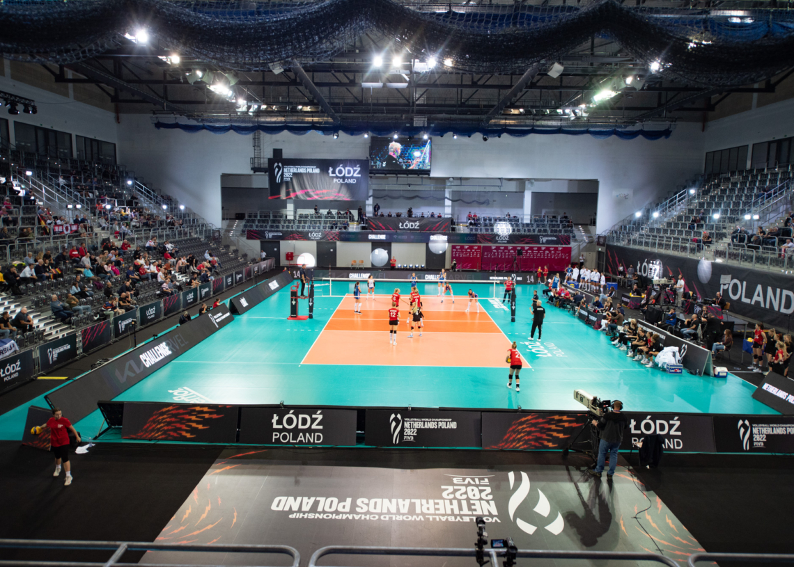 Siatkarski mundial dotarł do Łodzi - mecz Serbia - Niemcy
