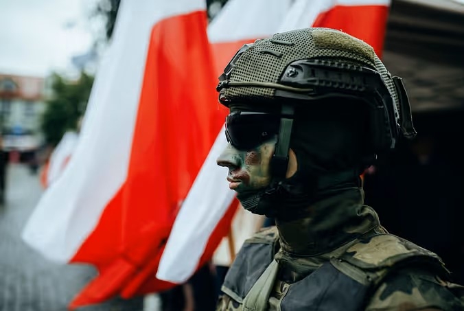 Przysięga żołnierzy 9. Łódzkiej Brygady Obrony Terytorialnej