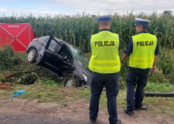 Śmiertelny wypadek w Potrzaskowie. Zginął 32-latek