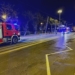 Rozbite porsche w Konstantynowie. Kierowca miał ponad 1,6 promila, zatrzymał się na słupie