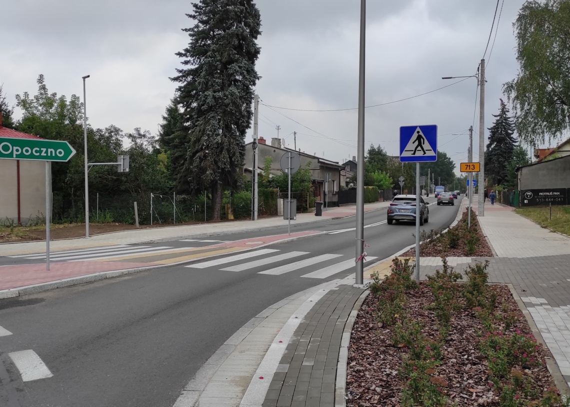 Zakończono rozbudowę drogi wojewódzkiej 713