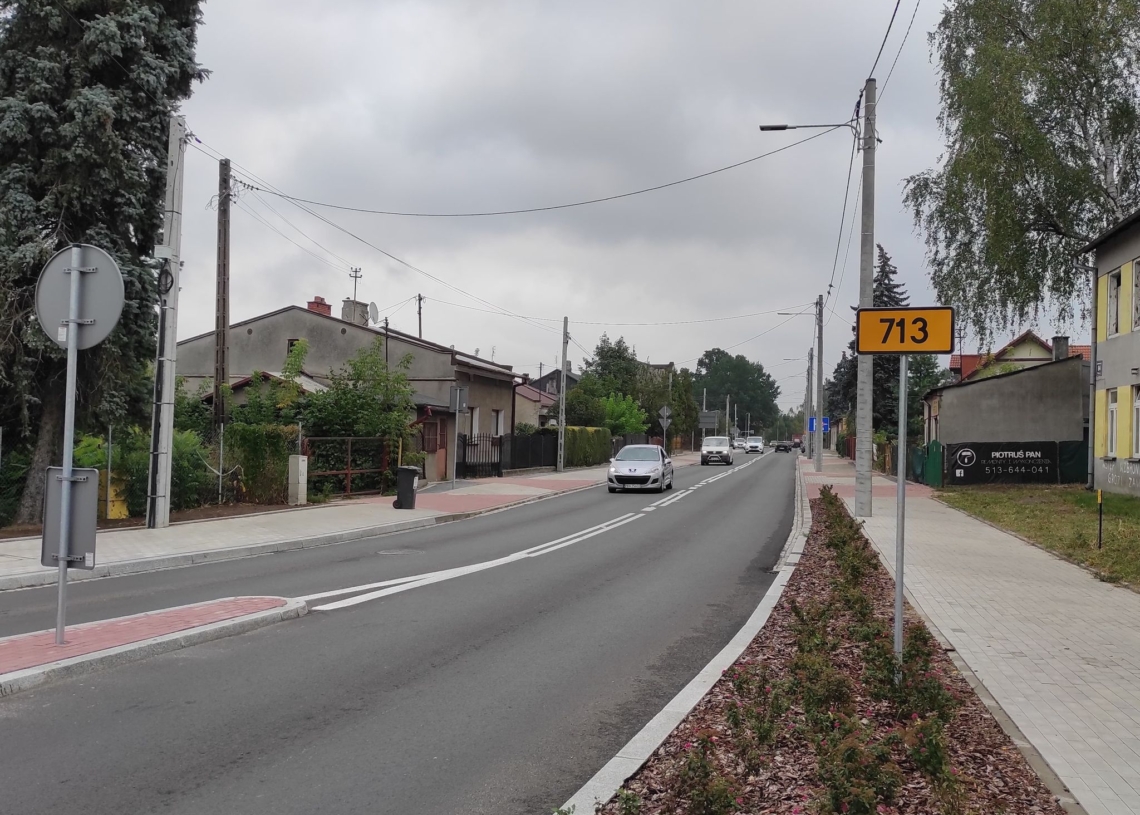 Zakończono rozbudowę drogi wojewódzkiej 713