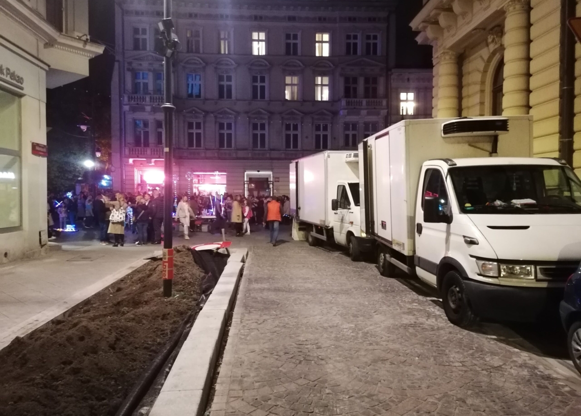 Plac budowy na Moniuszki "zabezpieczono" na LMF