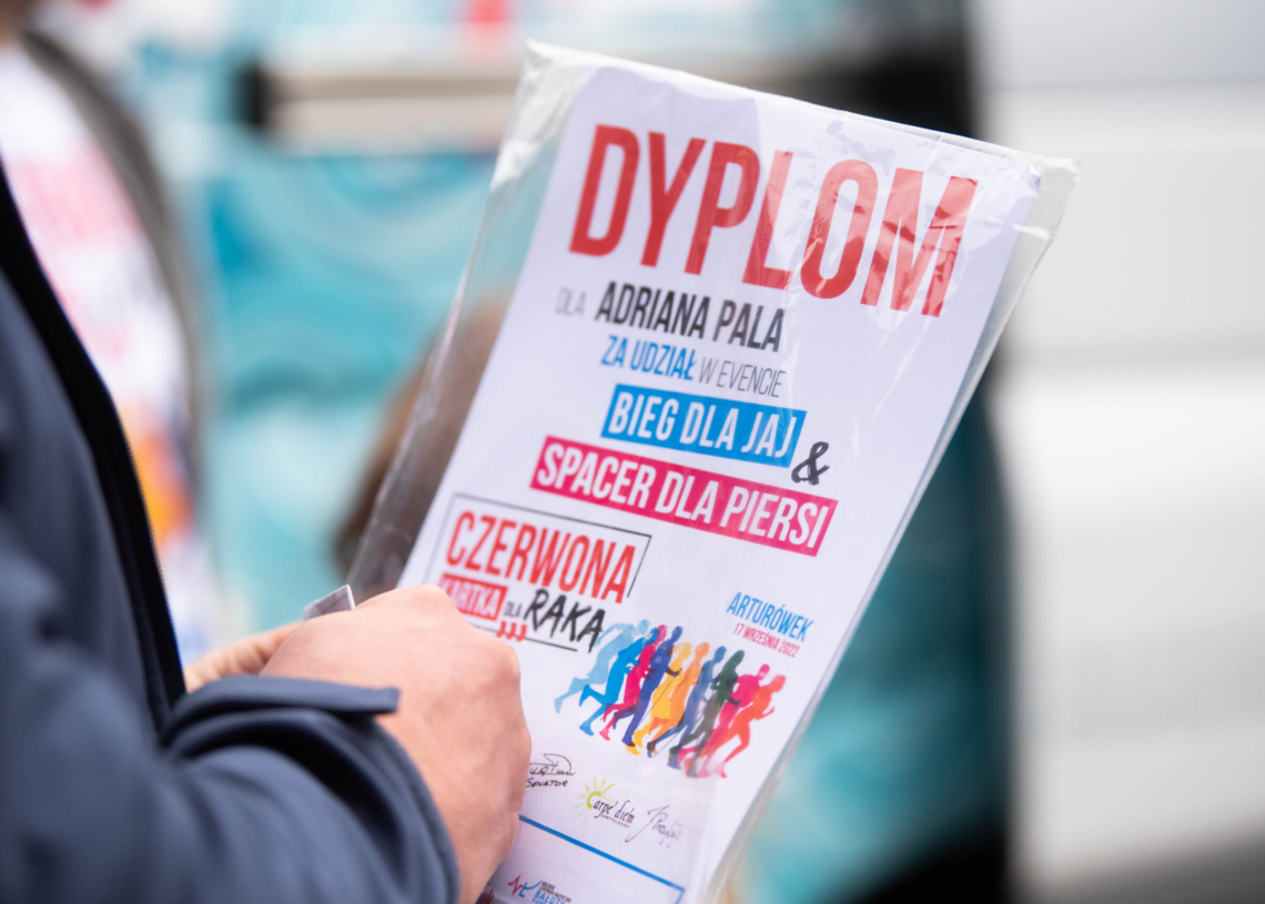 Czerwona Kartka dla Raka Bieg dla Jaj i Spacer dla Piersi