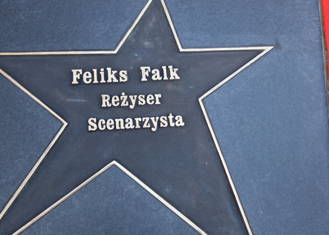 Feliks Falk w Łódzkiej Alei Gwiazd