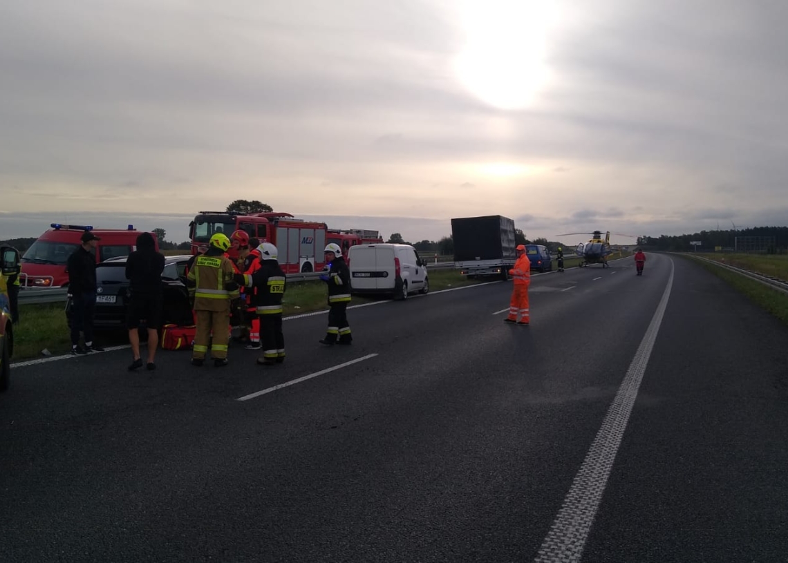 Groźny wypadek na A2. Wśród rannych są dzieci