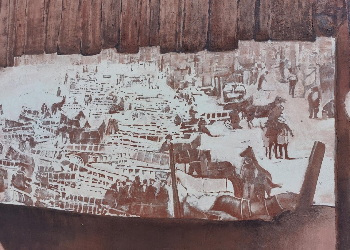 Historia wspaniałych, zwykłych ludzi - mural w Warcie