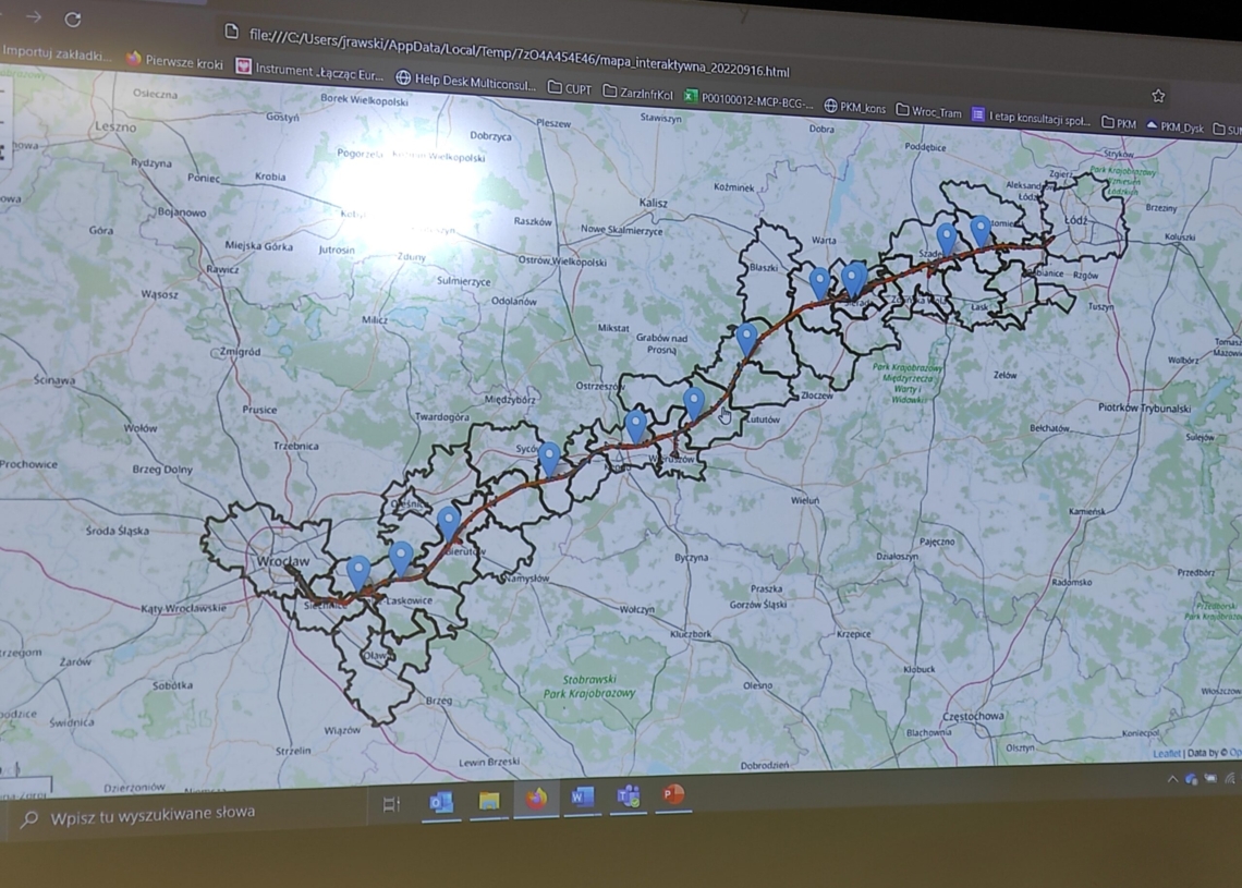 Kolej Dużych Prędkości tematem spotkania mieszkańców Lublinka z CPK