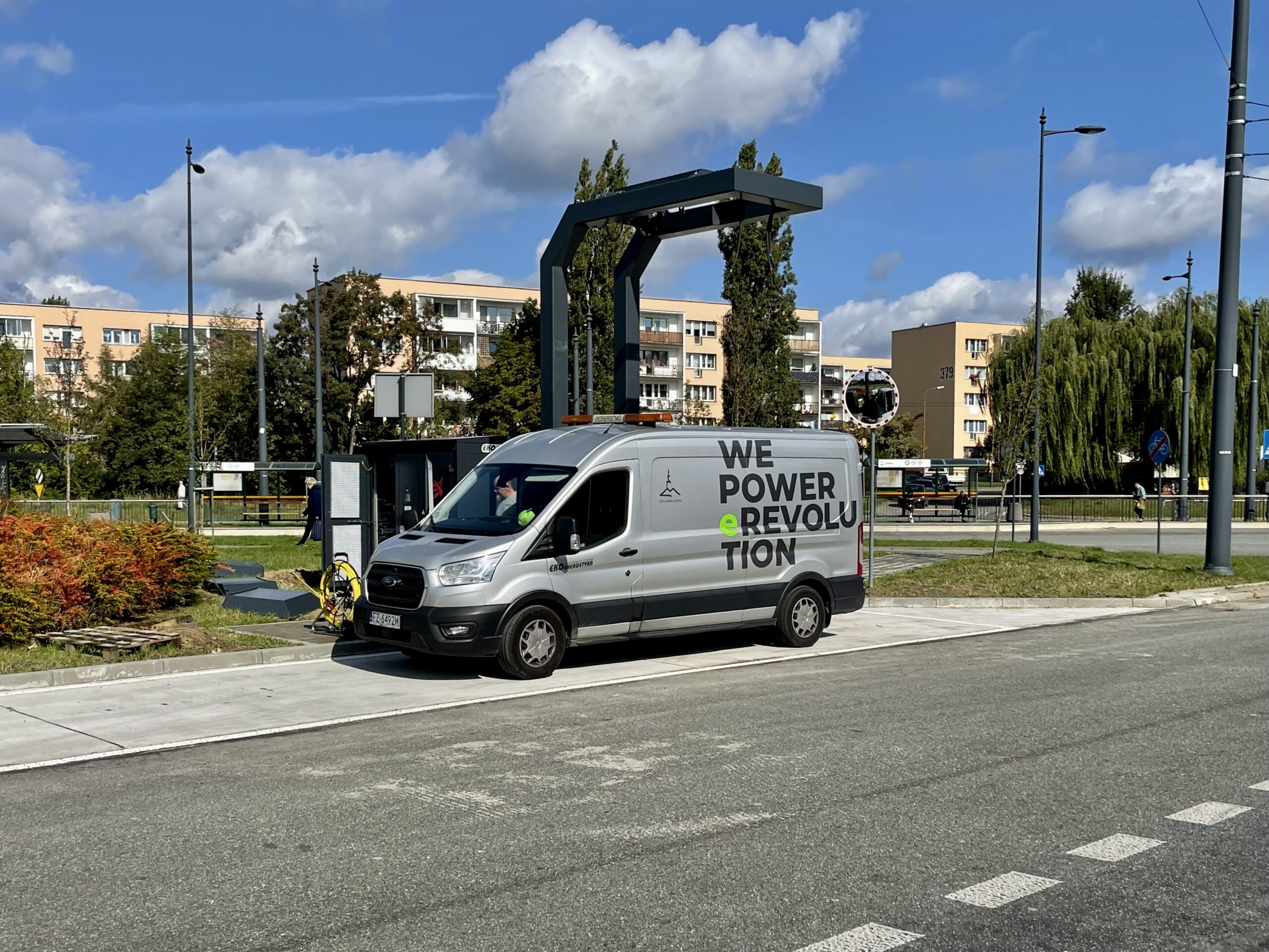 Montaż ładowarek do autobusów elektrycznych