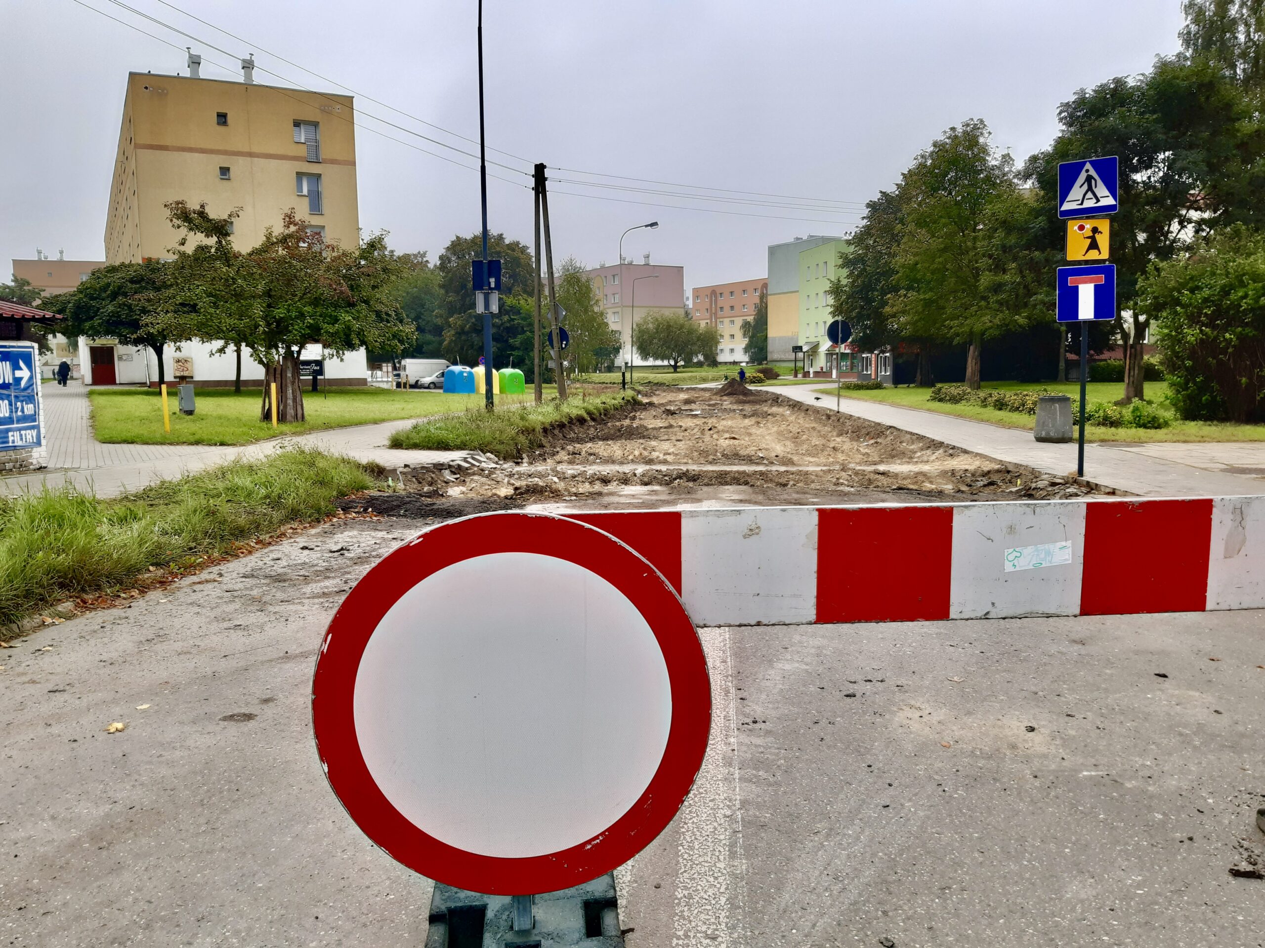 Kosynierów Gdyńskich z nową nawierzchnią