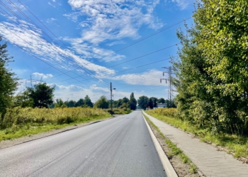 Objazd linii 72, bo na drodze leży słup