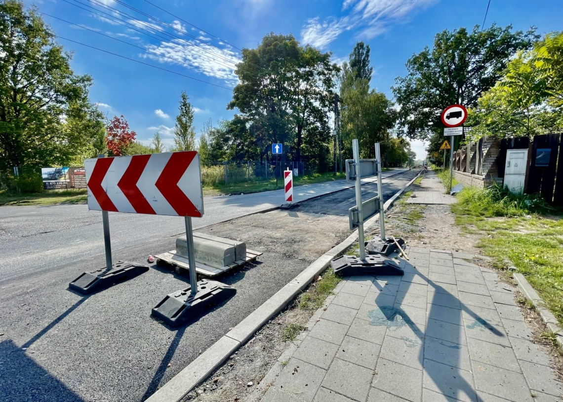 Prace na Hetmańskiej postępują, a remont Olechowskiej się ślimaczy