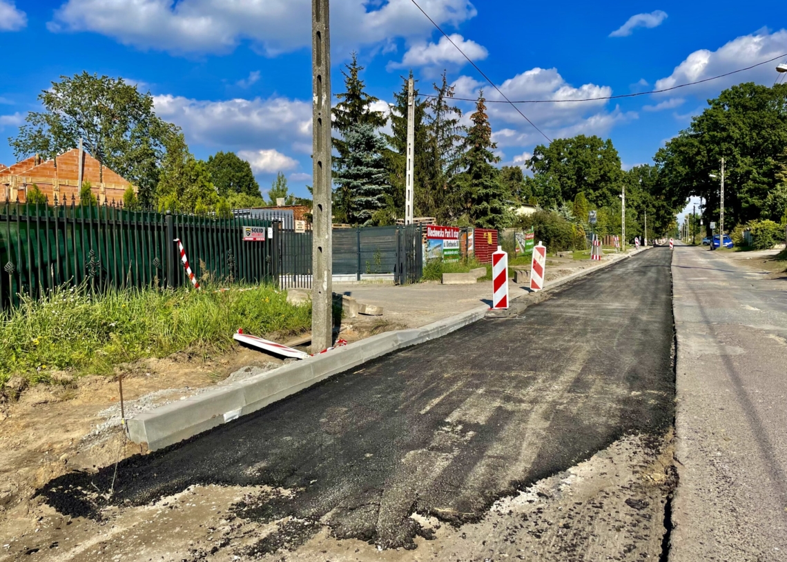 Prace na Hetmańskiej postępują, a remont Olechowskiej się ślimaczy