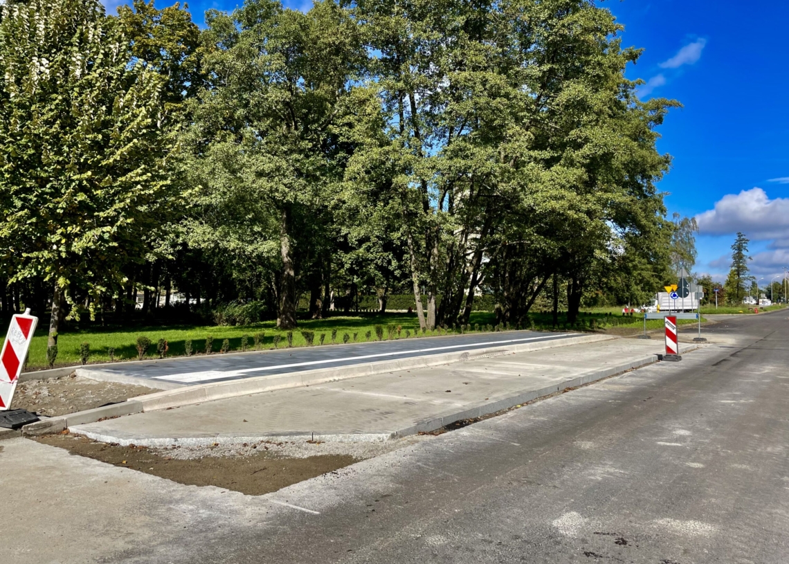 Remont Kaczeńcowej na pierwszym odcinku dobiega końca