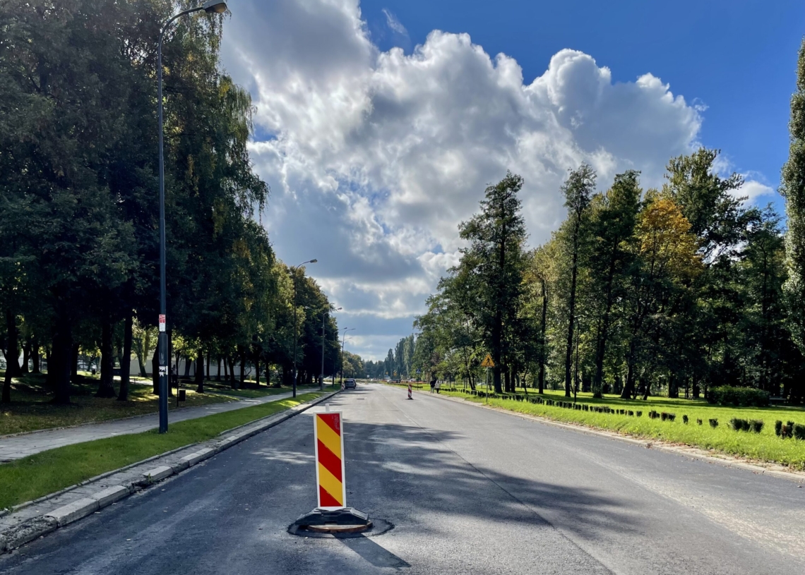 Remont Kaczeńcowej na pierwszym odcinku dobiega końca