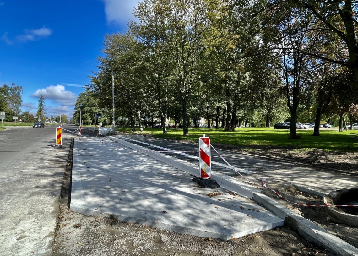 Remont Kaczeńcowej na pierwszym odcinku dobiega końca