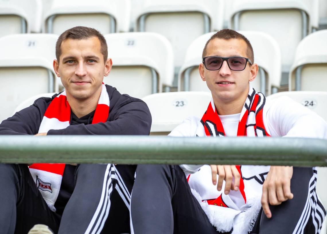 Doping kibiców ŁKS w meczu z Bruk-Bet Termaliką Nieciecza