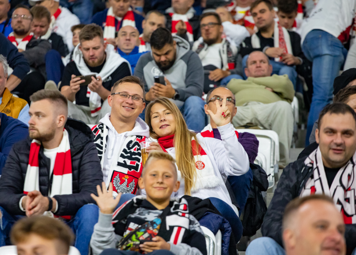 Doping kibiców ŁKS Łódź