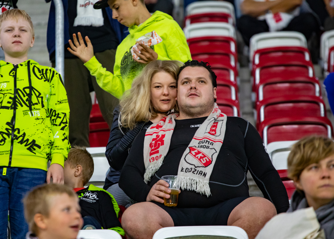 Doping kibiców ŁKS Łódź