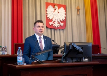 Marcin Gołaszewski, przewodniczący Rady Miejskiej w Łodzi
