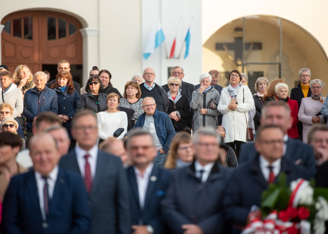 Pomnik Jana Łaskiego - odsłonięcie