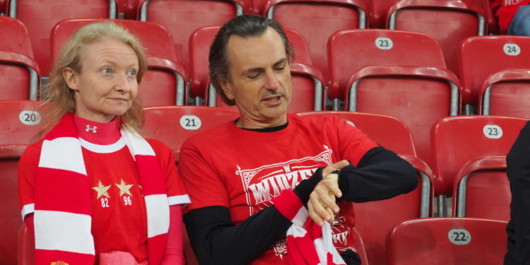 Widzew Łódź – Cracovia Kraków na trybunach. Tak dopingowali kibice [ZDJĘCIA]