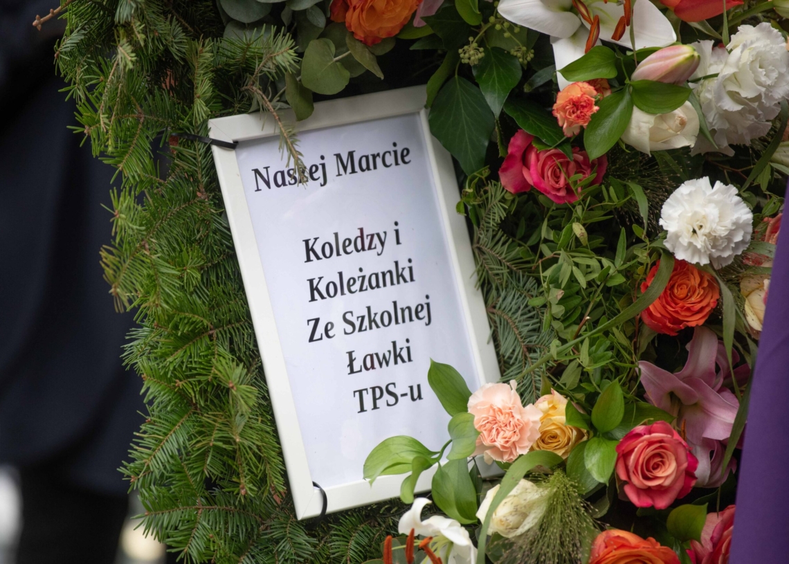 Pożegnanie Marty Macherowskiej i Macieja Jaśkiewicza, ofiar katastrofy lotniczej z Gliny