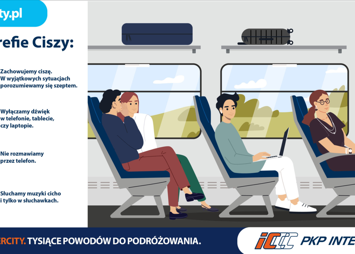 Strefa ciszy w pociągach Intercity