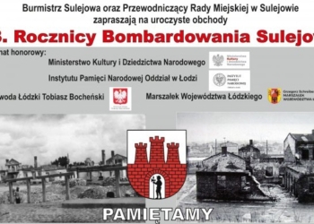 83. rocznica bombardowania Sulejowa
