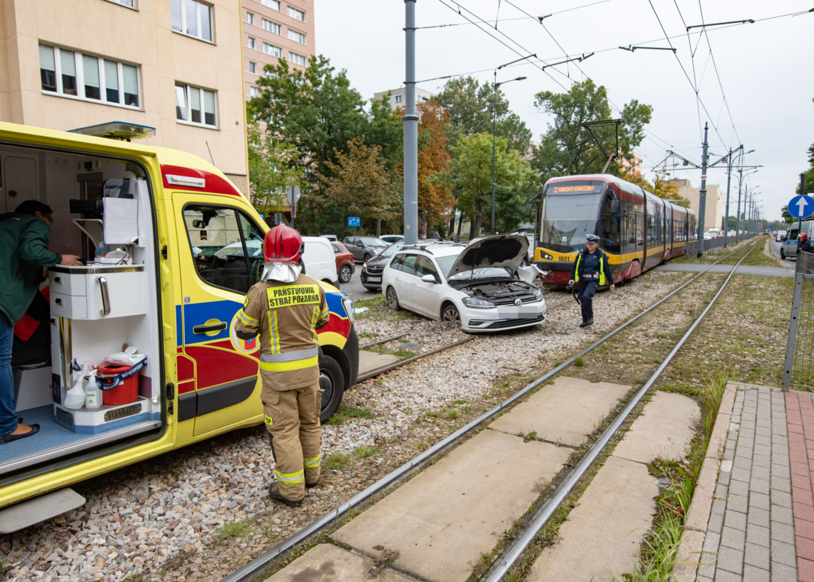 Wypadek na Kościuszki w Łodzi
