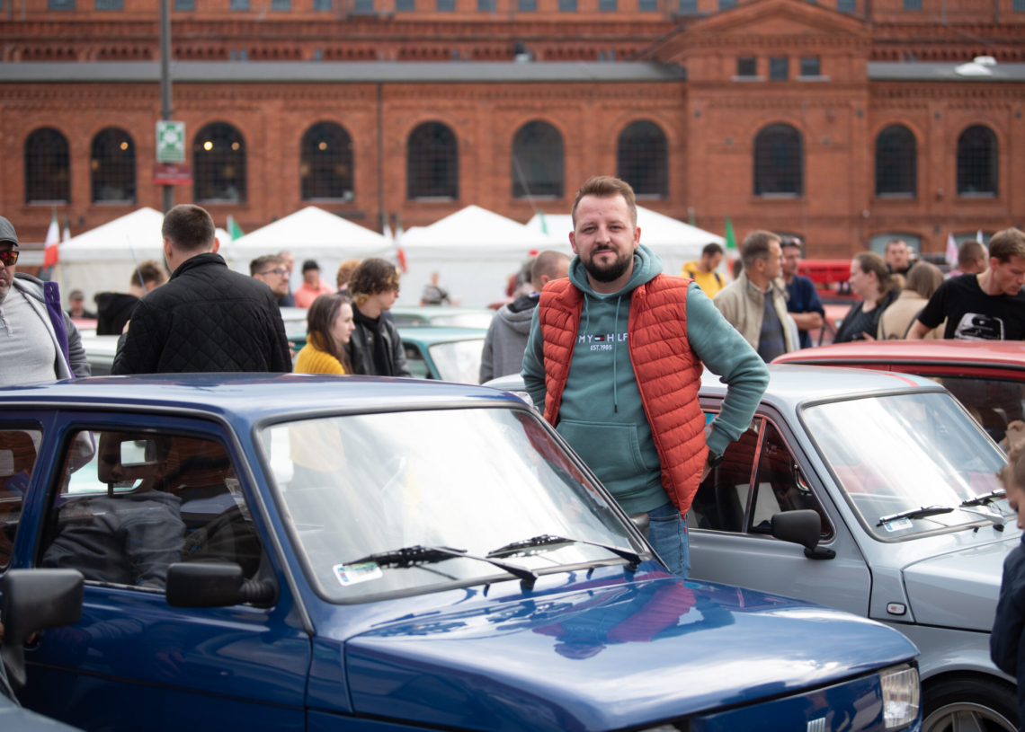 Parada maluchów w Łodzi