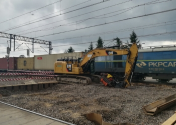 Budowa wiaduktu w Gałkowie